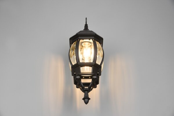 Φωτιστικό Επίτοιχο Trio Lighting ELVO 206960132 Μαύρο Ματ (Black Mat)