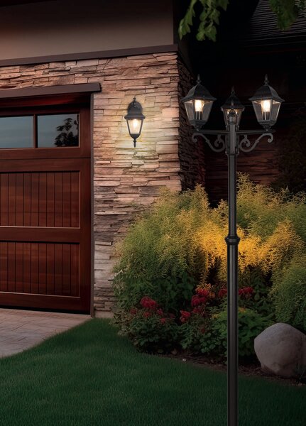 Φωτιστικό Επίτοιχο Trio Lighting LIVENZA 205767132 Μαύρο Ματ (Black Mat)