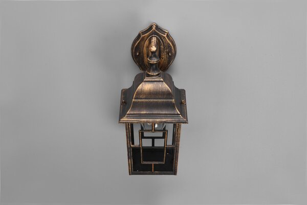 Φωτιστικό Επίτοιχο Trio Lighting VOLTURNO 205967128 Αντικέ Καφέ-Σκουριά (Antique Rust)