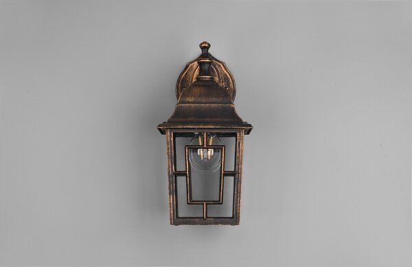 Φωτιστικό Επίτοιχο Trio Lighting VOLTURNO 205967128 Αντικέ Καφέ-Σκουριά (Antique Rust)