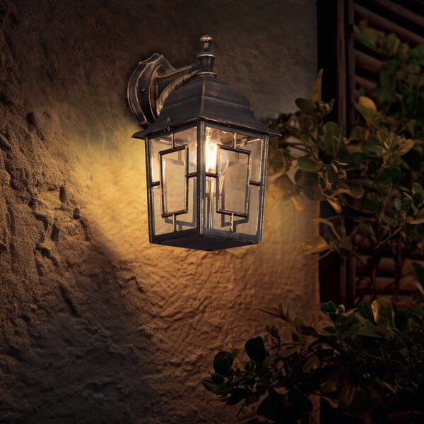 Φωτιστικό Επίτοιχο Trio Lighting VOLTURNO 205967128 Αντικέ Καφέ-Σκουριά (Antique Rust)