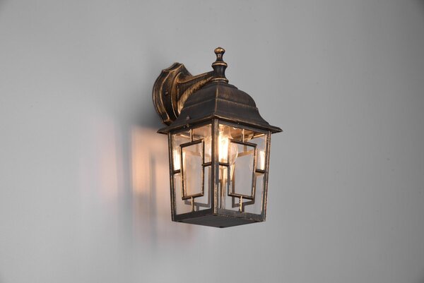 Φωτιστικό Επίτοιχο Trio Lighting VOLTURNO 205967128 Αντικέ Καφέ-Σκουριά (Antique Rust)