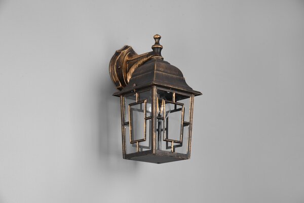 Φωτιστικό Επίτοιχο Trio Lighting VOLTURNO 205967128 Αντικέ Καφέ-Σκουριά (Antique Rust)