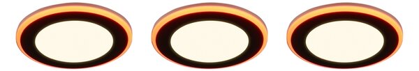 Φωτιστικό Χωνευτό Trio Lighting ARGUS 653610332 Μαύρο Ματ (Black Mat) 3000K