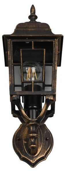 Φωτιστικό Επίτοιχο Trio Lighting VOLTURNO 205960128 Αντικέ Καφέ-Σκουριά (Antique Rust)