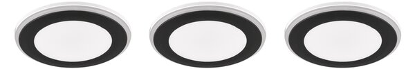 Φωτιστικό Χωνευτό Trio Lighting ARGUS 653610332 Μαύρο Ματ (Black Mat) 3000K