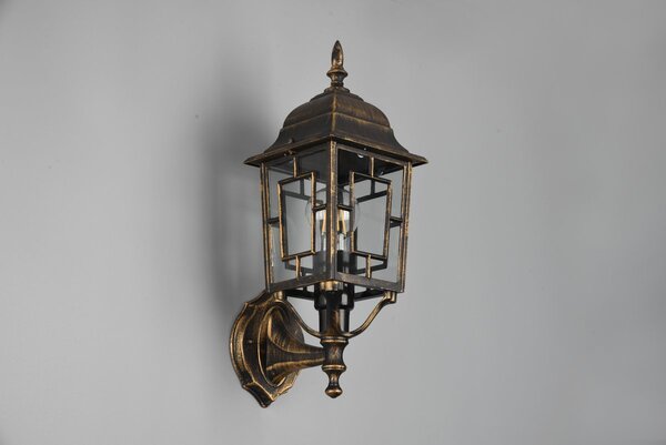 Φωτιστικό Επίτοιχο Trio Lighting VOLTURNO 205960128 Αντικέ Καφέ-Σκουριά (Antique Rust)