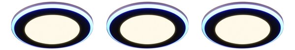 Φωτιστικό Χωνευτό Trio Lighting ARGUS 653610332 Μαύρο Ματ (Black Mat) 3000K