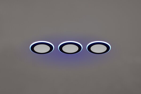 Φωτιστικό Χωνευτό Trio Lighting ARGUS 653610332 Μαύρο Ματ (Black Mat) 3000K