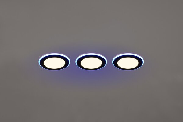 Φωτιστικό Χωνευτό Trio Lighting ARGUS 653610332 Μαύρο Ματ (Black Mat) 3000K