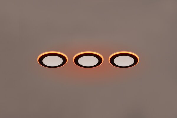 Φωτιστικό Χωνευτό Trio Lighting ARGUS 653610332 Μαύρο Ματ (Black Mat) 3000K
