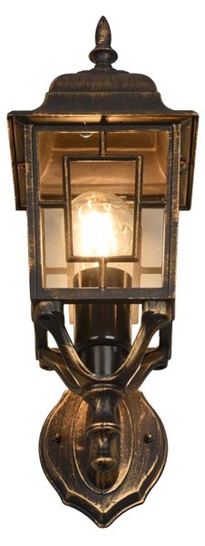 Φωτιστικό Επίτοιχο Trio Lighting VOLTURNO 205960128 Αντικέ Καφέ-Σκουριά (Antique Rust)