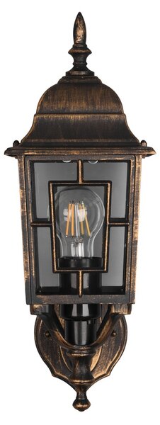 Φωτιστικό Επίτοιχο Trio Lighting VOLTURNO 205960128 Αντικέ Καφέ-Σκουριά (Antique Rust)