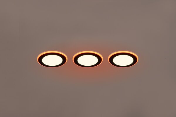 Φωτιστικό Χωνευτό Trio Lighting ARGUS 653610332 Μαύρο Ματ (Black Mat) 3000K