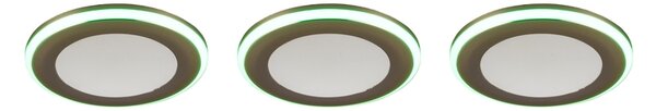 Φωτιστικό Χωνευτό Trio Lighting ARGUS 653610306 Χρώμιο (Chrome) 3000K