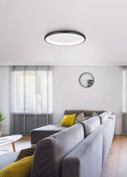 Φωτιστικό Οροφής Trio Lighting CARDONA 649617532 Μαύρο Ματ (Black Mat) 2300+3000+4000K