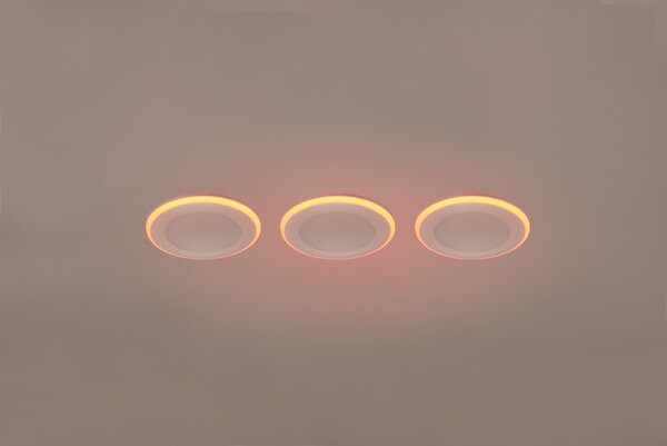 Φωτιστικό Χωνευτό Trio Lighting ARGUS 653610331 Λευκό Ματ (White Mat) 3000K