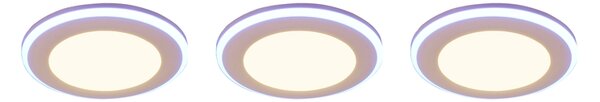 Φωτιστικό Χωνευτό Trio Lighting ARGUS 653610331 Λευκό Ματ (White Mat) 3000K