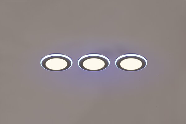 Φωτιστικό Χωνευτό Trio Lighting ARGUS 653610306 Χρώμιο (Chrome) 3000K