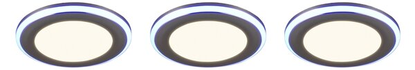 Φωτιστικό Χωνευτό Trio Lighting ARGUS 653610306 Χρώμιο (Chrome) 3000K