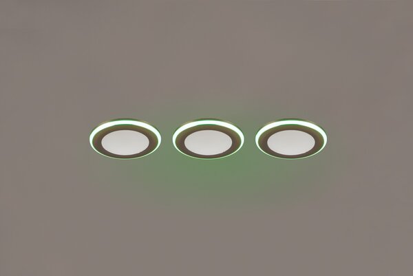 Φωτιστικό Χωνευτό Trio Lighting ARGUS 653610306 Χρώμιο (Chrome) 3000K