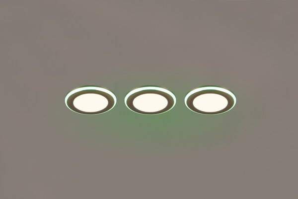 Φωτιστικό Χωνευτό Trio Lighting ARGUS 653610306 Χρώμιο (Chrome) 3000K