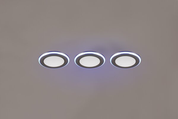 Φωτιστικό Χωνευτό Trio Lighting ARGUS 653610306 Χρώμιο (Chrome) 3000K