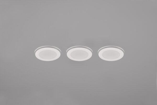 Φωτιστικό Χωνευτό Trio Lighting ARGUS 653610331 Λευκό Ματ (White Mat) 3000K