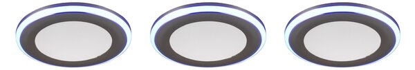 Φωτιστικό Χωνευτό Trio Lighting ARGUS 653610306 Χρώμιο (Chrome) 3000K