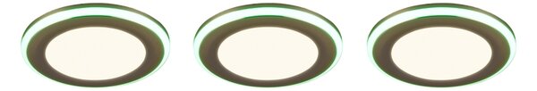 Φωτιστικό Χωνευτό Trio Lighting ARGUS 653610306 Χρώμιο (Chrome) 3000K