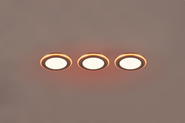 Φωτιστικό Χωνευτό Trio Lighting ARGUS 653610306 Χρώμιο (Chrome) 3000K