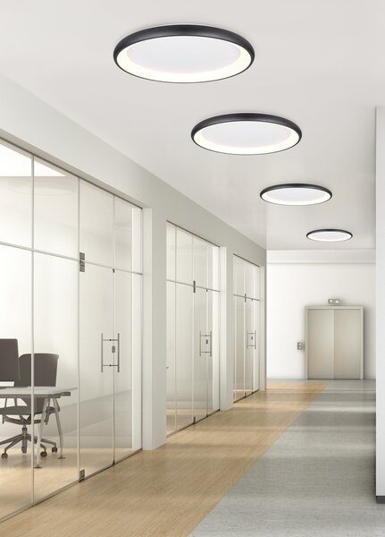 Φωτιστικό Οροφής Trio Lighting CARDONA 649617532 Μαύρο Ματ (Black Mat) 2300+3000+4000K