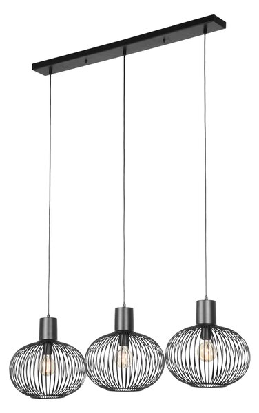 Φωτιστικό Κρεμαστό Trio Lighting GILA 365700332 Μαύρο Ματ (Black Mat)