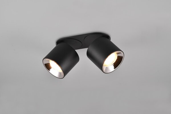Φωτιστικό Οροφής Trio Lighting GUAYANA 651000232 Μαύρο Ματ (Black Mat)