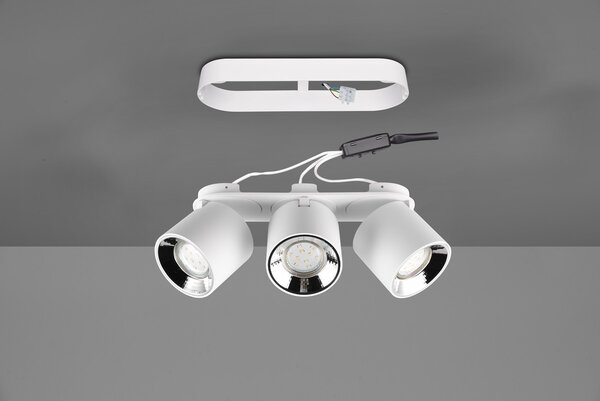 Φωτιστικό Οροφής Trio Lighting GUAYANA 651000331 Λευκό Ματ (White Mat)