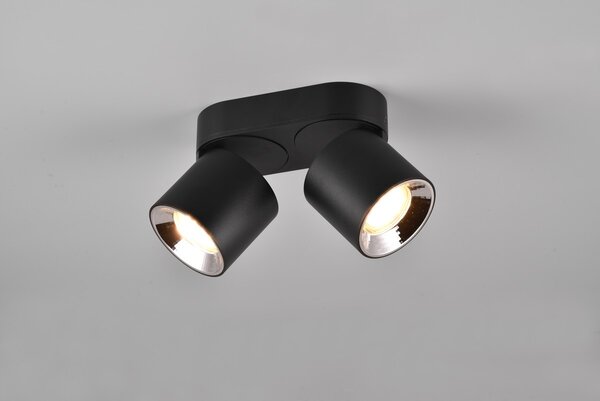 Φωτιστικό Οροφής Trio Lighting GUAYANA 651000232 Μαύρο Ματ (Black Mat)