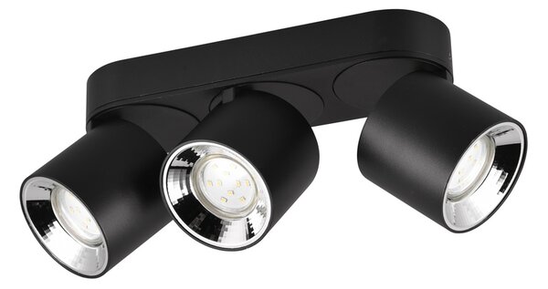 Φωτιστικό Οροφής Trio Lighting GUAYANA 651000332 Μαύρο Ματ (Black Mat)