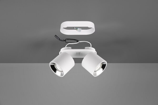 Φωτιστικό Οροφής Trio Lighting GUAYANA 651000231 Λευκό Ματ (White Mat)