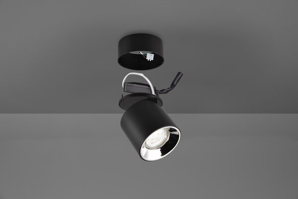 Φωτιστικό Οροφής Trio Lighting GUAYANA 651000132 Μαύρο Ματ (Black Mat)
