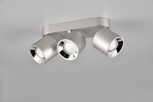 Φωτιστικό Οροφής Trio Lighting GUAYANA 651000307 Νίκελ ματ (Nickel Mat- Satin)