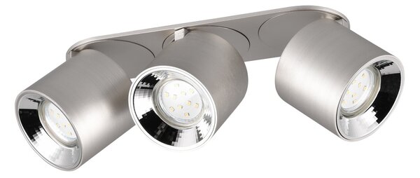 Φωτιστικό Οροφής Trio Lighting GUAYANA 651000307 Νίκελ ματ (Nickel Mat- Satin)