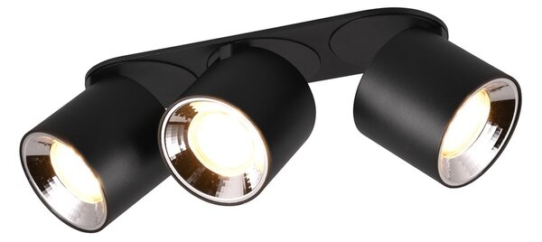 Φωτιστικό Οροφής Trio Lighting GUAYANA 651000332 Μαύρο Ματ (Black Mat)