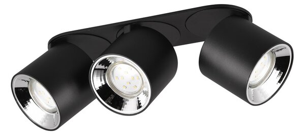 Φωτιστικό Οροφής Trio Lighting GUAYANA 651000332 Μαύρο Ματ (Black Mat)