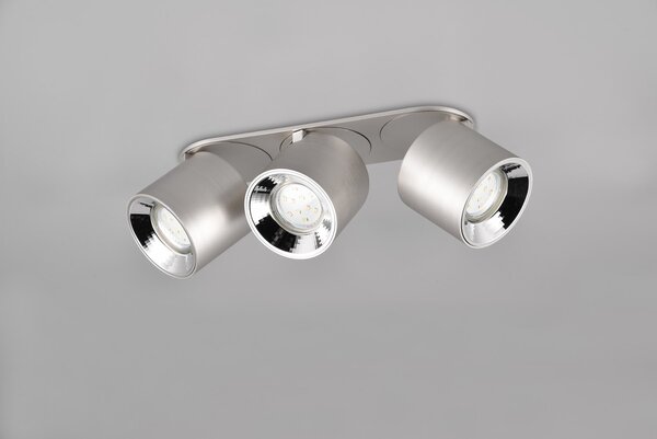 Φωτιστικό Οροφής Trio Lighting GUAYANA 651000307 Νίκελ ματ (Nickel Mat- Satin)
