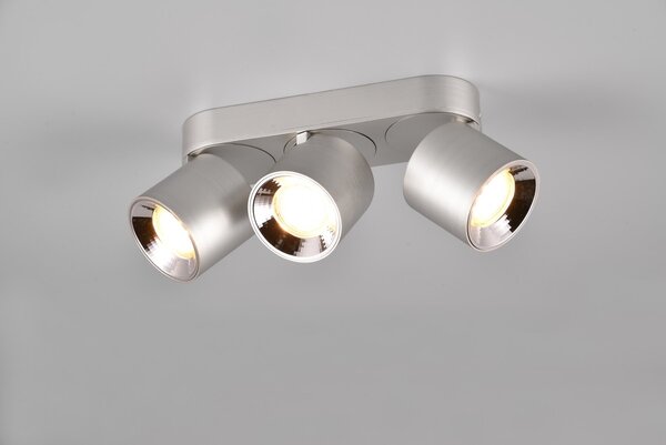 Φωτιστικό Οροφής Trio Lighting GUAYANA 651000307 Νίκελ ματ (Nickel Mat- Satin)