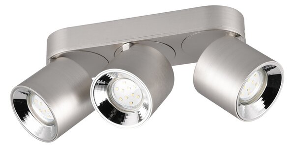 Φωτιστικό Οροφής Trio Lighting GUAYANA 651000307 Νίκελ ματ (Nickel Mat- Satin)