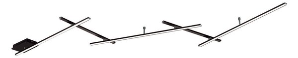 Φωτιστικό Οροφής Trio Lighting INDIRA 674610532 Μαύρο Ματ (Black Mat) 3000K