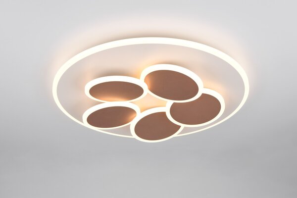 Φωτιστικό Οροφής Trio Lighting MANDALA 653210676 Γκρι (Grey) 2700 - 6500K