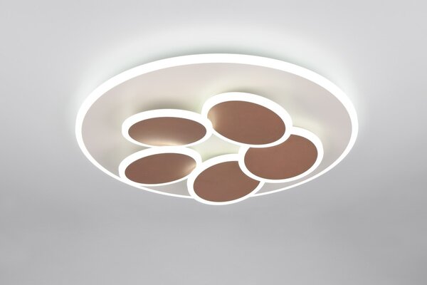 Φωτιστικό Οροφής Trio Lighting MANDALA 653210676 Γκρι (Grey) 2700 - 6500K