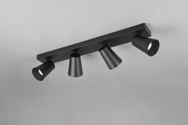 Φωτιστικό Σποτ Trio Lighting SHARP 817100432 Μαύρο Ματ (Black Mat)